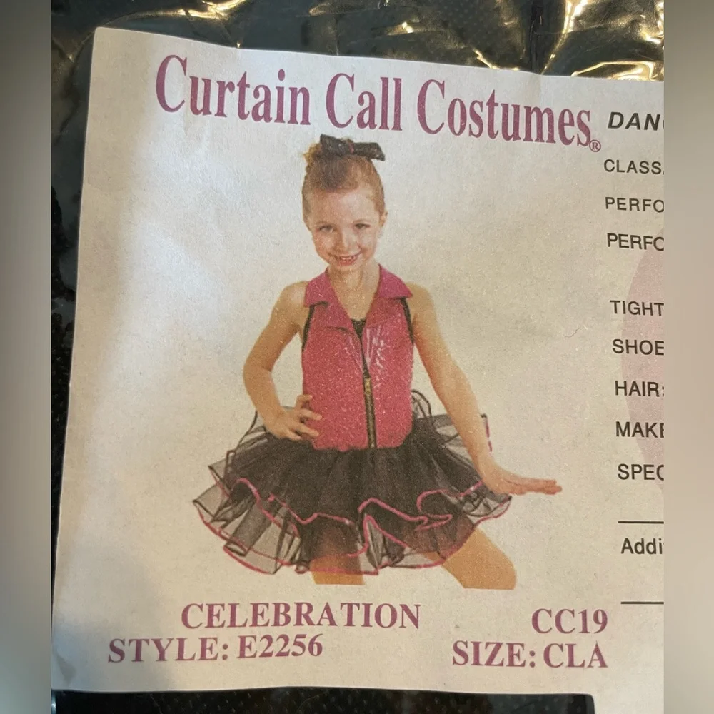 EUC Girls Dance Costume Size CLA Style E2256